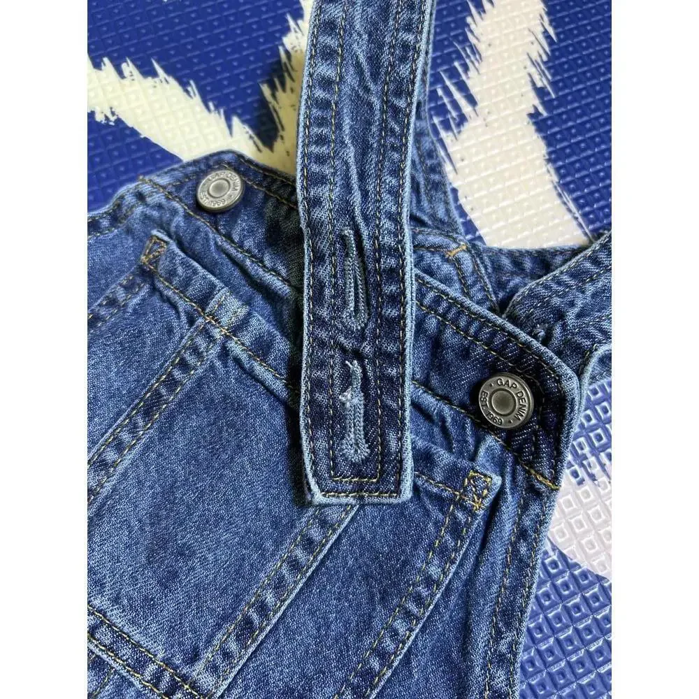 100% Cotton! 🌎 Baby Gap Denim Overalls Sz. 3yrs. by Loving Kindness Everyday - Picture 9 of 13